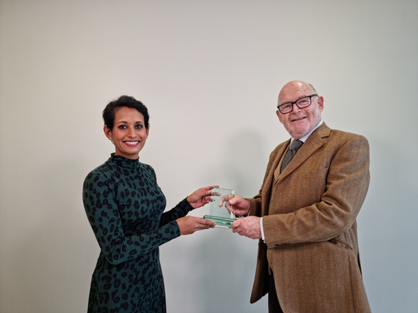 Naga Munchetty, Patrick Russell and Michael Hirst recognised as EVCOM Fellows